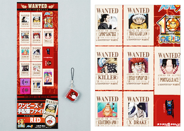 ONE PIECE Wanted Poster Mini Book RED