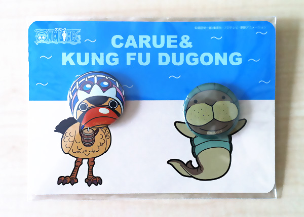 ONE PIECE Button Card CARUE & KUNG-FU DUGONG