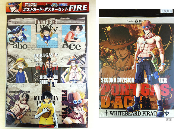 ONE PIECE Dome Tour Limited Postcard Sheet FIRE
