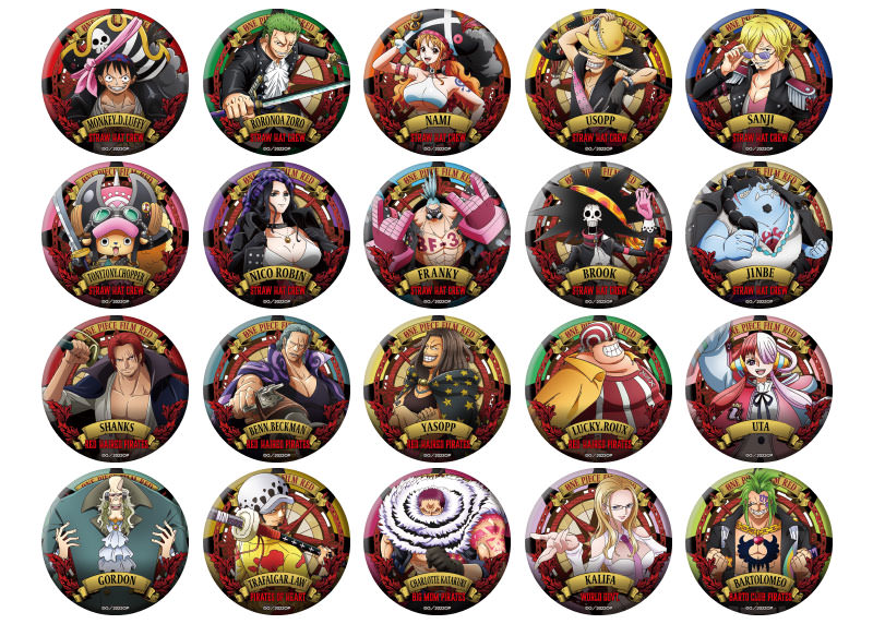 ONE PIECE ALL FACES ガシャ 顔バッジ ルフィナミ他+jennifermadsen.com