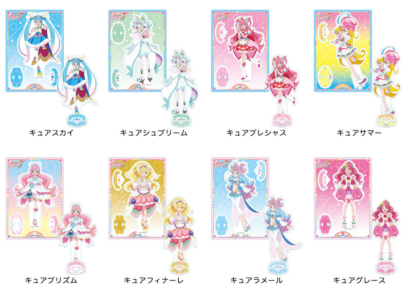 Precure All Stars F the Movie Acrylic Stand