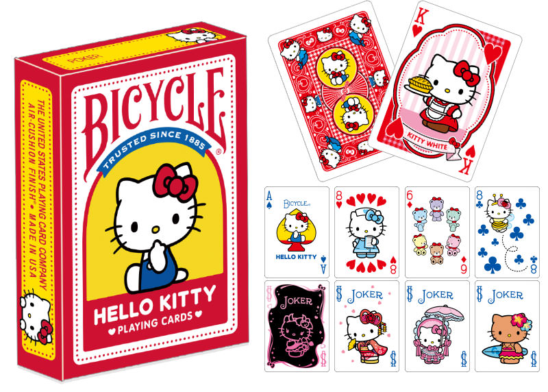 サンリオ キャラクター HELLO KITTY バイスクルトランプ