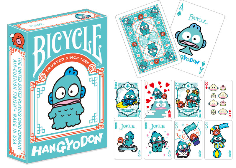 サンリオ キャラクター HANGYODON バイスクルトランプ