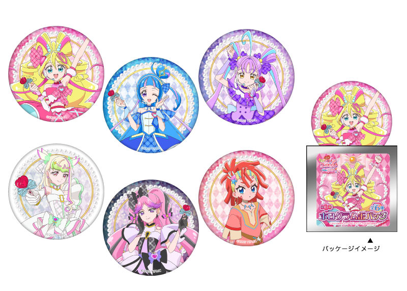 映画キミとアイドルプリキュア♪ お待たせ!キミに届けるキラッキライブ! ホログラム缶バッジ 第1弾