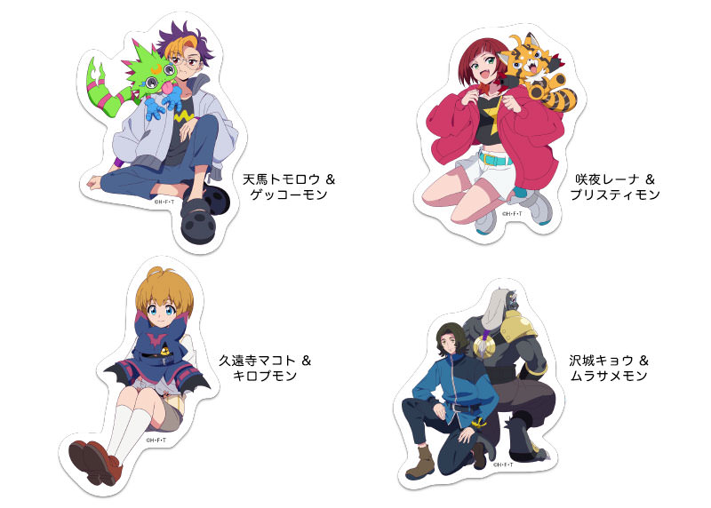 DIGIMON BEATBREAK 耐光・耐水ステッカー