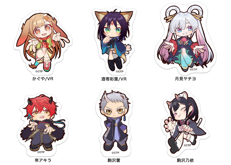 超かぐや姫！ 耐光・耐水ステッカー