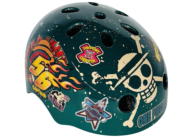 ワンピース 自転車用ヘルメット ワンピース 麦わらの一味