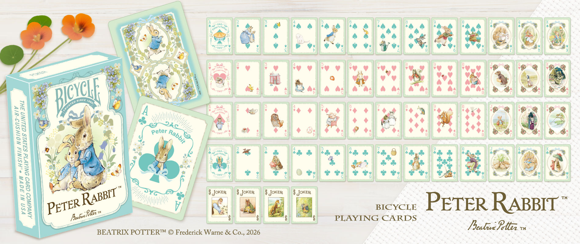ピーターラビット™ バイスクルトランプ